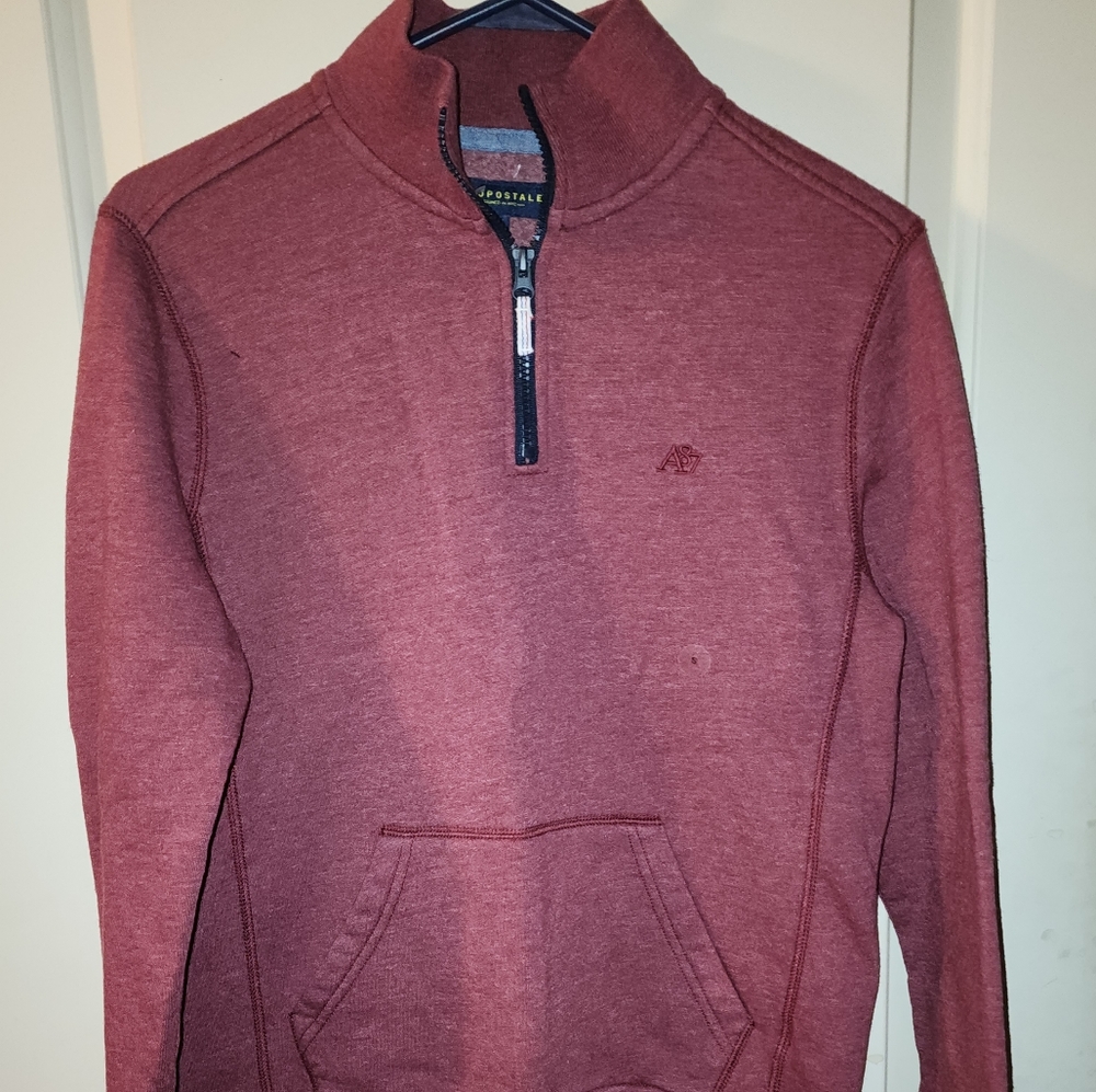 Mens Aeropostale 3/4 zip top